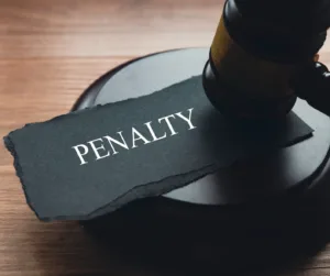 penalty stock photo